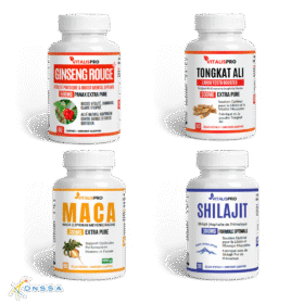 le pack tongkat ali ginseng rouge maca shilajit