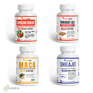 le pack tongkat ali ginseng rouge maca shilajit