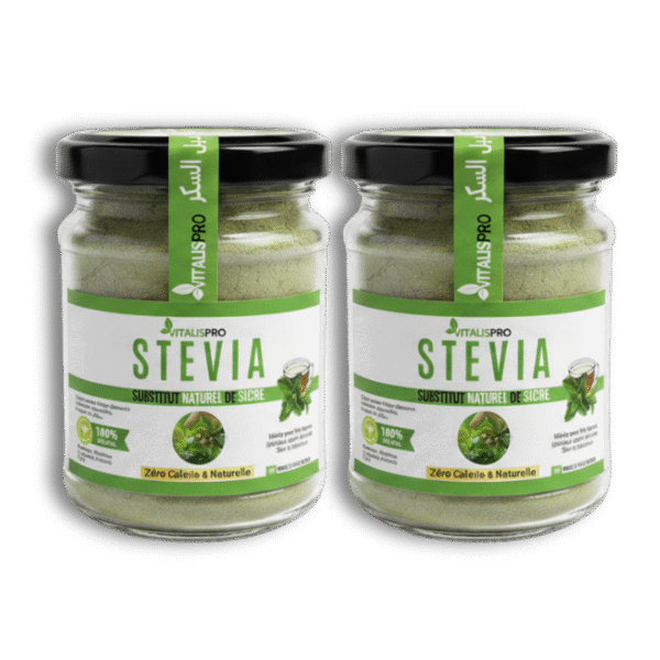 بديل السكر الصحي لمرضى السكري والرجيم: بودرة ستيفيا الطبيعية  - Stevia