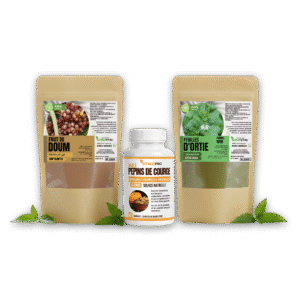 باقة صحة البروستات المتكاملة: دعم ثلاثي طبيعي بالبلميط المنشاري، زيت بذور اليقطين والقراص