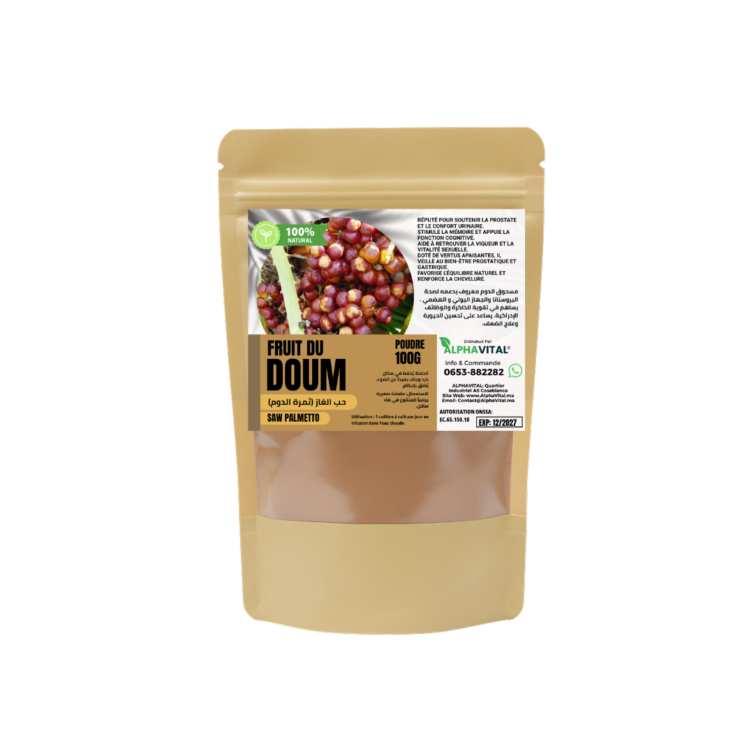 مسحوق البلميط المنشاري (Saw Palmetto) - لصحة البروستاتا، قوة الشعر، توازن الهرمونات، وراحة الجهاز الهضمي 1 مسحوق البلميط المنشاري (Saw Palmetto) - لصحة البروستاتا، قوة الشعر، توازن الهرمونات، وراحة الجهاز الهضمي