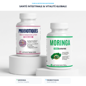 Pack duo moringa et probiotiques VitalisPro