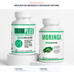 Pack duo SlimPlus et moringa VitalisPro