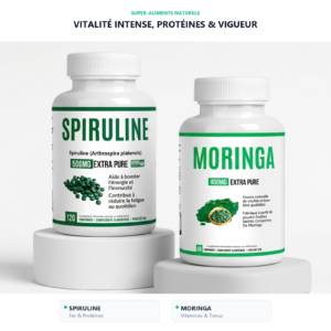 Pack duo spiruline et moringa VitalisPro